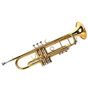Ensemble dinstruments de trompette multicolore de couleur professionnelle Or 