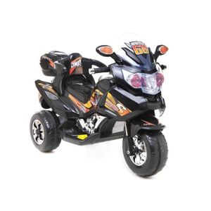 MOTO Moto électrique pour enfants PB378 Noir, Batterie: 2 x 6V4,5Ah, Motor: 2 x 45W (LE5719)