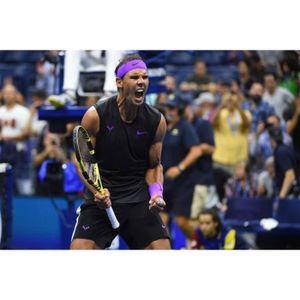 Poster Affiche Coup Droit Puissant Rafael Nadal Tennis Superstar Sport 