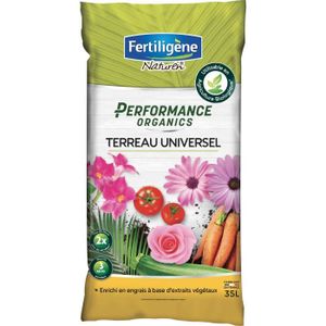 TERREAU - SABLE FERTILIGENE Terreau Performance Organics Universel - 35 L