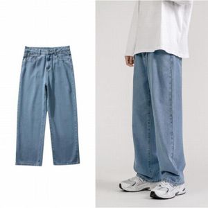 JEANS Jeans amples pour hommes pantalon large en denim droit pour jeune homme pantalons hip hop garçons
