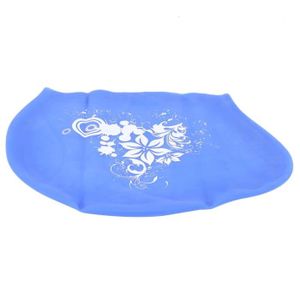 BONNET PISCINE- CAGOULE SURENHAP Bonnets de natation pour femmes Bonnet de Bain Bonnet de Plongée Imperméable à Cheveux Longs en jouets flotteur Bleu