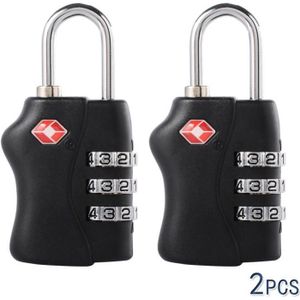 Homyl Serrure Cadenas Serrage S/écurit/é avec 2 Cl/és avec Corps Alliage Zinc pour Sac de Voyage Valise