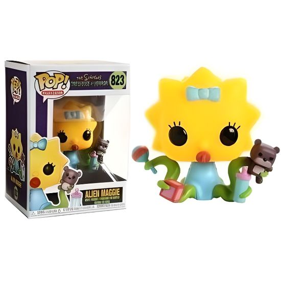 Lot De 3 Figurines Funko Pop Simpsons : Maggie, Granpa Et Willum - État Nickel