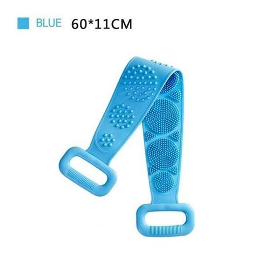 Brosse De Bain Silicone Forme Baleine - Douce, Exfoliante - Pour Bébé Et Adulte - Rose, 14x7cm - Massage Et Nettoyage