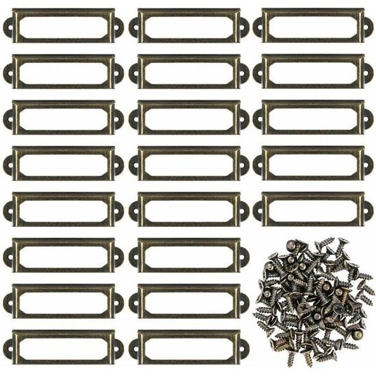 Lot De 50 Porte-étiquettes En Plastique Noir - Réutilisables Pour Buffet, Boulangerie, Présentation - 8
