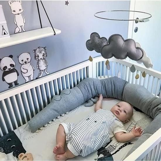 Tour De Lit Pour Bebe Jouet Decoratif Crocodile Poupee De Rembourrage Serpent Coussin Oreiller Confortable Protection Lit De Bebe Cdiscount Puericulture Eveil Bebe