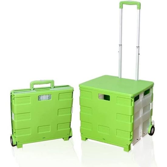 Chariot Pliable VIVOSUN 200L - Capacité 136kg - Roues 360° - Pour Jardin, Plage, Camping