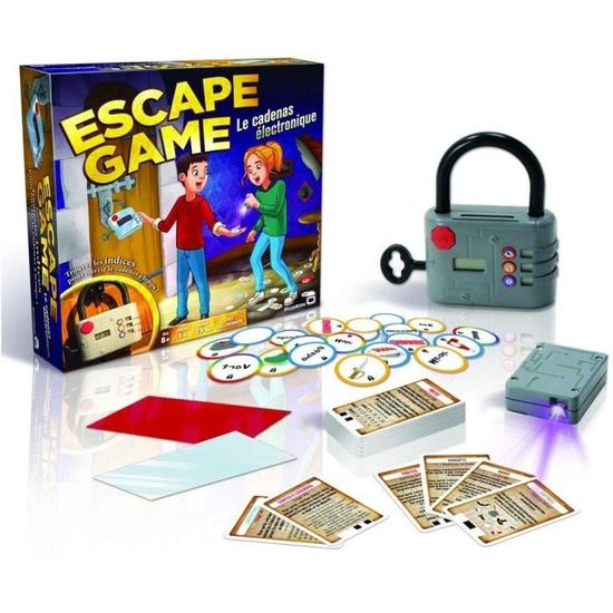 ESCAPE GAME Jeu de société DUJARDIN Résolvez les énigmes pour