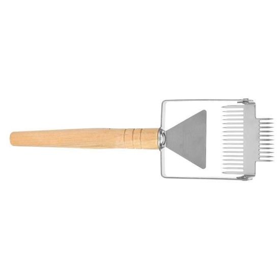 2 Fourchettes à Décapsuler Le Miel En Acier Inoxydable - Outils Apiculture Pour Ruches, Désoperculation - 14