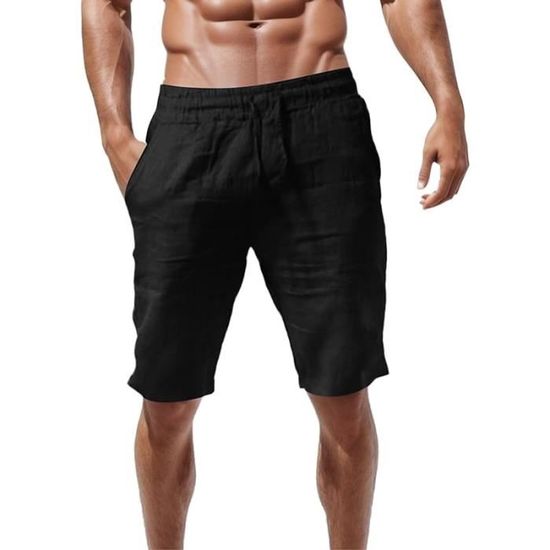 Short Cargo Homme - Coupe Baggy, Coton élastique - Taille S à 4XL - Idéal Travail & Loisirs