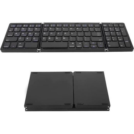 Clavier Bluetooth Pliable OMOTON Avec Pavé Tactile - Mini Clavier Portable Rechargeable AZERTY