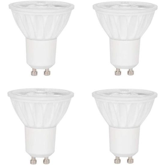 Lot 4 Ampoules LED E14 Bougie 40W Equivalent - Blanc Chaud 2700K Économie Énergie
