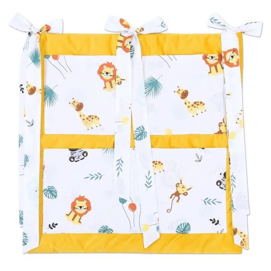 Barrière de lit bébé,Sac de rangement de chevet pour bébé,poches pour