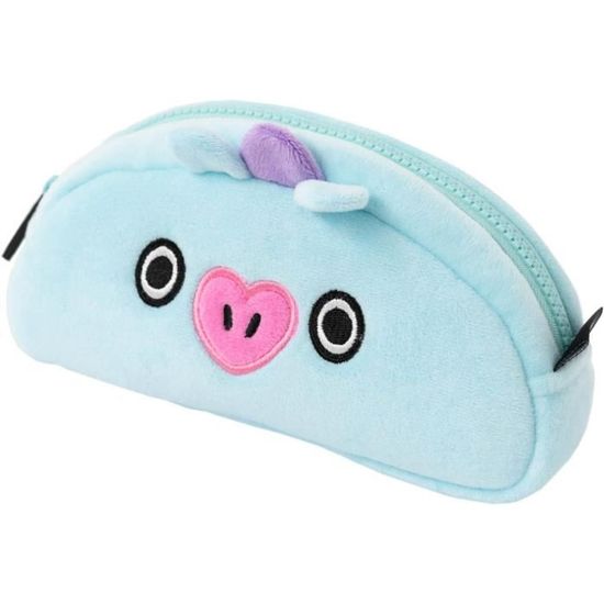 Trousse Scolaire Peluche BT21 Mang - Sous Licence Officielle - 20x10x5 Cm - Fourniture Scolaire Enfant Collège