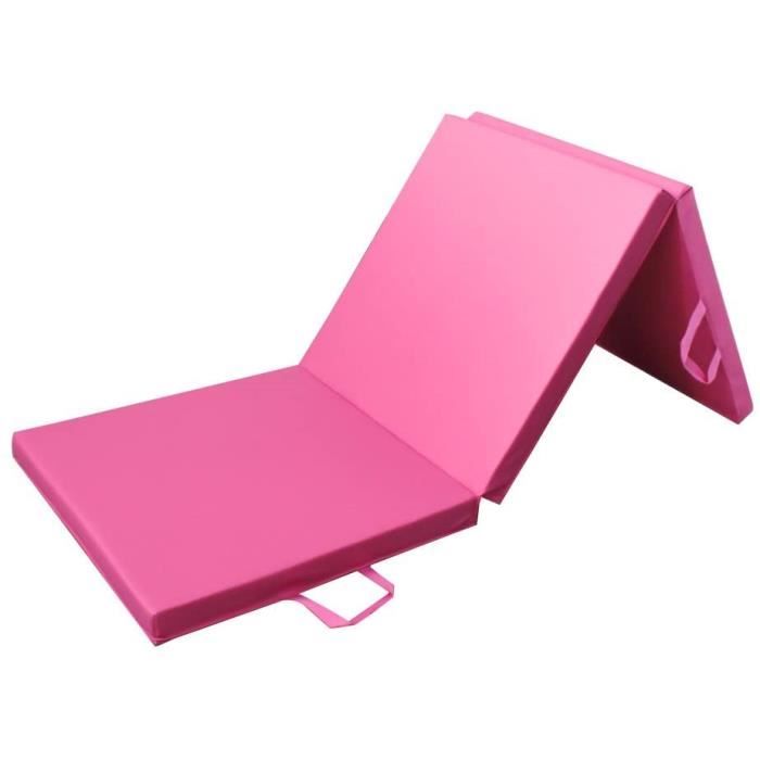 PRISP Tapis de Sol 180cm pour Fitness et Exercices, Matelas de Gym Épais et Pliable pour la Maison Longueur: 180 cm * Largeur: 60cm