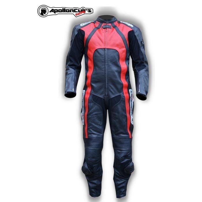 COMBINAISON 1 PCE MOTO CUIR HOMME PISTE ROUTE M