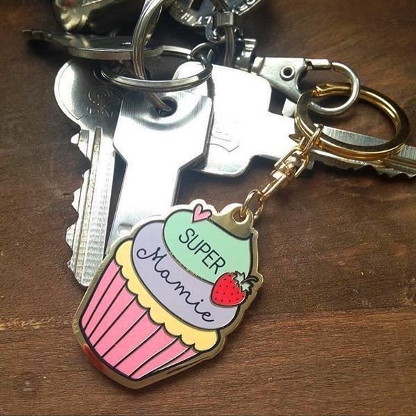 Porte clés Super mamie