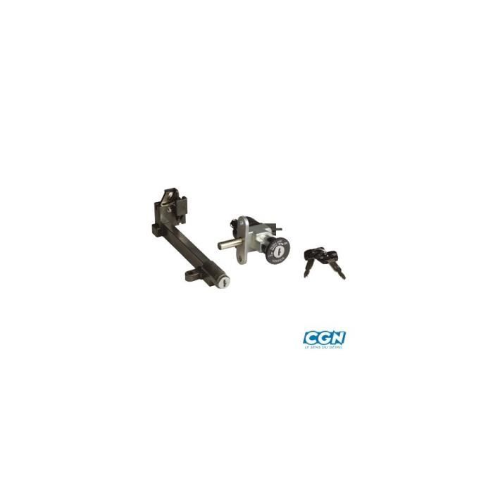 Contacteur a cle scooter teknix adapt. booster rocket/ng -2002 (5 fils + serrure selle)
