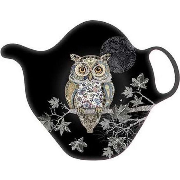 REPOSE SACHET DE THE DECOR HIBOUX JEWELS BIJOUX - KIUB