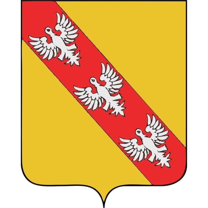 Autocollant sticker voiture blason lorraine