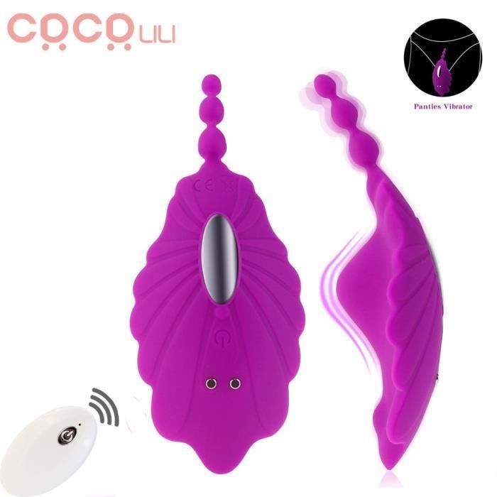 AUCUNE GE Vibrateur de culotte portable Invisible oeuf vibrant télécommande vagin Stimulation clitoridienne jouets sex.... - GESEX1231C2900