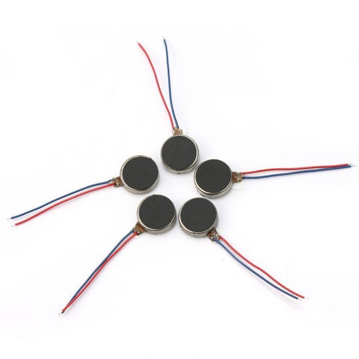 5x Portable Bouton Vibreur Vibrateur Vibration Moteur Remplacement Dia.10mm
