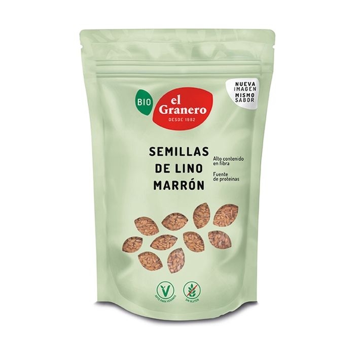 EL GRANERO INTEGRAL - Graines de lin brun bio 500 g