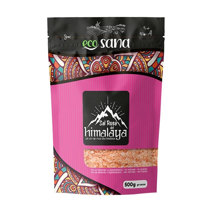 ECOSANA - Gros sel rose de l'Himalaya 500 g