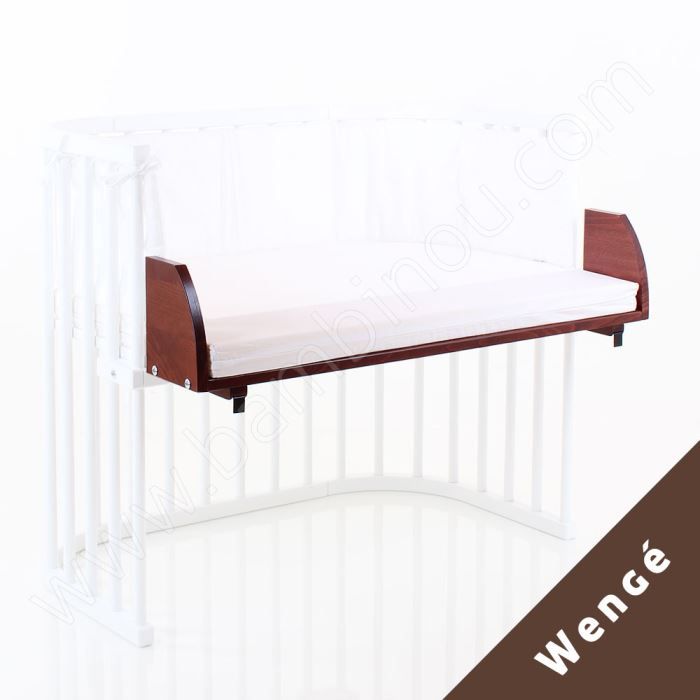 Extension de lit berceau babybay marron wengé p…