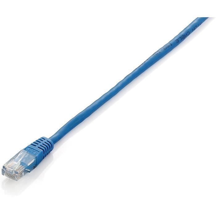 Equip Cat.6 U-UTP 3.0m, 3 m, Cat6, U-UTP (UTP), RJ-45, RJ-45, Bleu