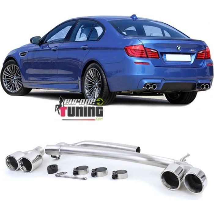 KIT CONVERSION 4 SORTIES ECHAPPEMENT DUPLEX BMW SERIE 5 F10 F11 F12 F13 (05409)