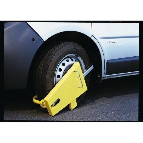 Mottez A068CCLPRO2 - Antivol bloque roue pro pour caravane et camping-car