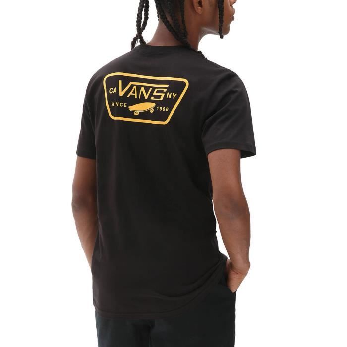 Vans T-Shirt pour Homme Full Patch Back Noir VN0A3H5KZ4W