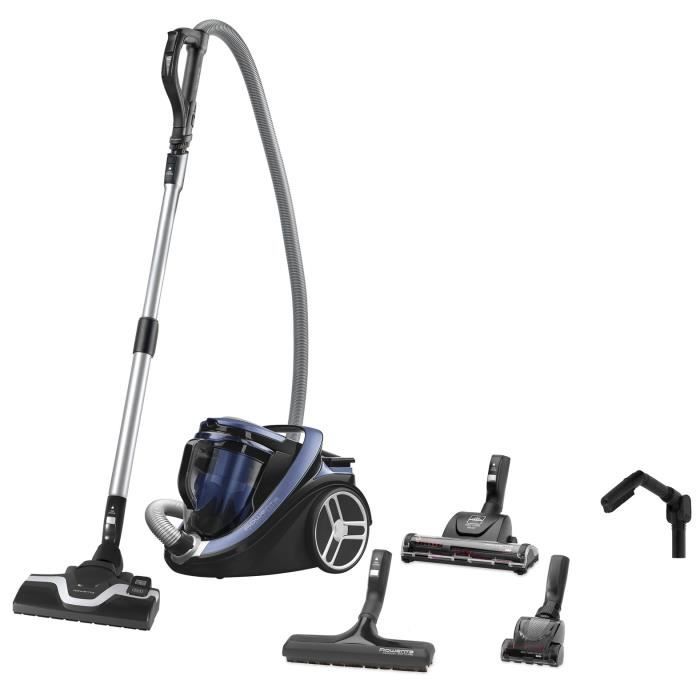Rowenta RO7691EA Aspirateur Sans Sac Silence Force Cyclonic 550W Bleu