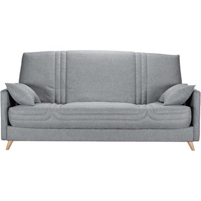 Banquette-lit clic-clac matelas 130 cm - LYME n°1 -