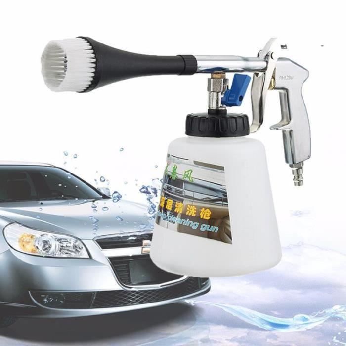 RS06874-Pistolet De Nettoyage Voiture Haute Pression Professionnel Multifonctionnel - Blanc