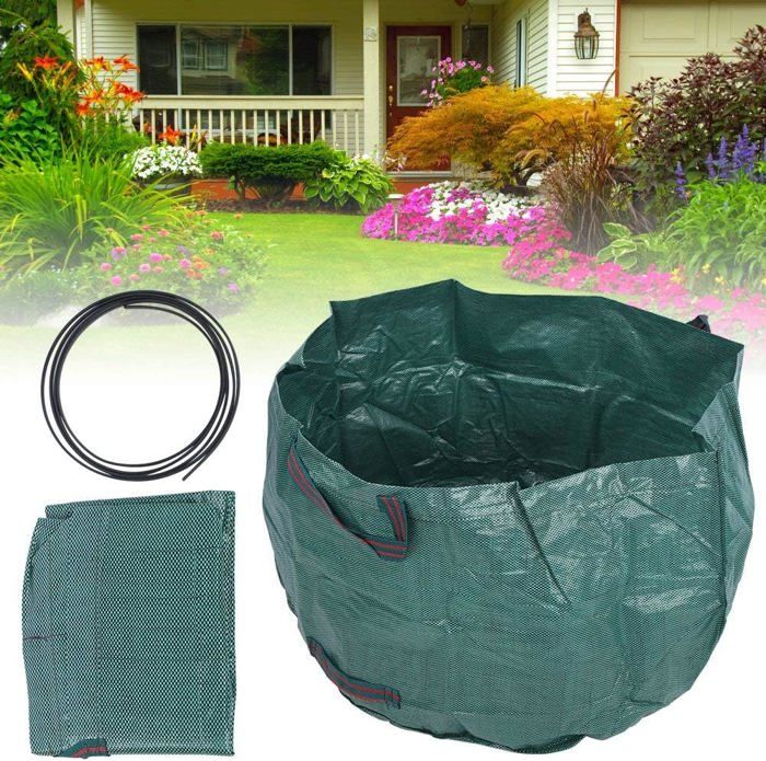 Sacs De Jardin KESSER 3x272L - Avec Gants - Sacs Robustes Autonomes à 4 Poignées - Pour Déchets Verts