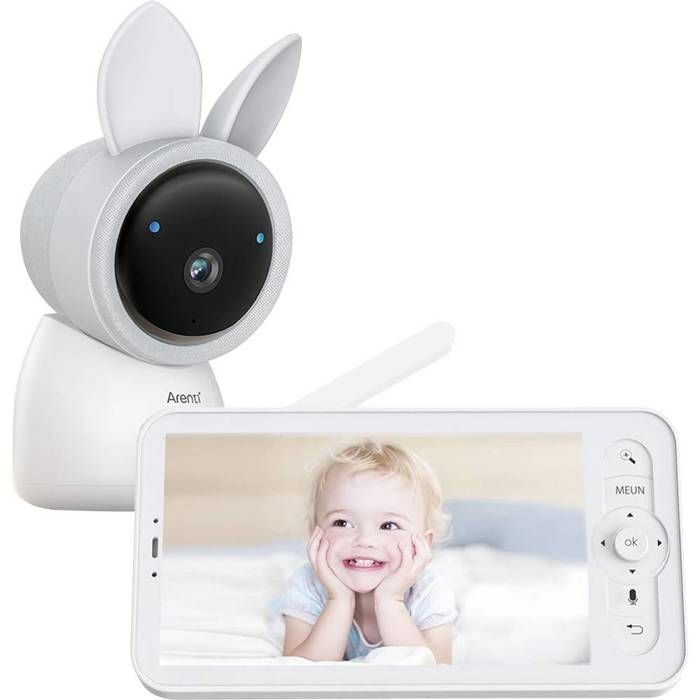 Arenti Babyphone avec caméra Wi-Fi 2.4 GHz