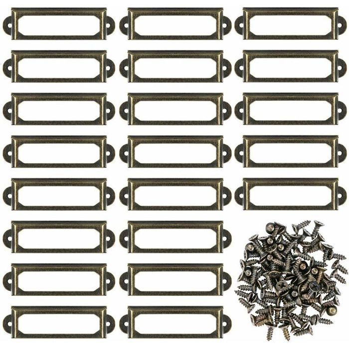 Lot De 30 Porte-étiquettes D'étagère En PVC Transparent - Dimensions 6x2.5 Cm - Clip Pour étagère Métallique Ou Bois - 2