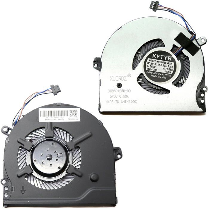 Nouveau ventilateur de reoidissement CPU pour ordinateur portable pour HP 15-CC 15-CK 14rer K 14rer P TPN-Q191 TPN-Q201 TPN-Q189 7 Nouveau ventilateur de reoidissement CPU pour ordinateur portable pour HP 15-CC 15-CK 14rer K 14rer P TPN-Q191 TPN-Q201 TPN-Q189 7