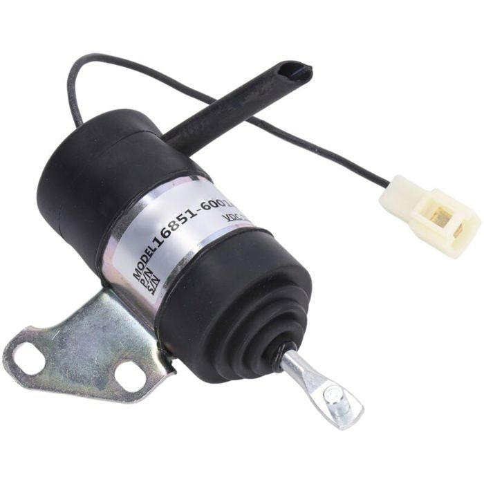 Zoternen Solénoïde darrêt de carburant 16851-60014 de remplacement pour Kubota BX2230D RTV900R RTV900T B7410D BX1500D BX1800D
