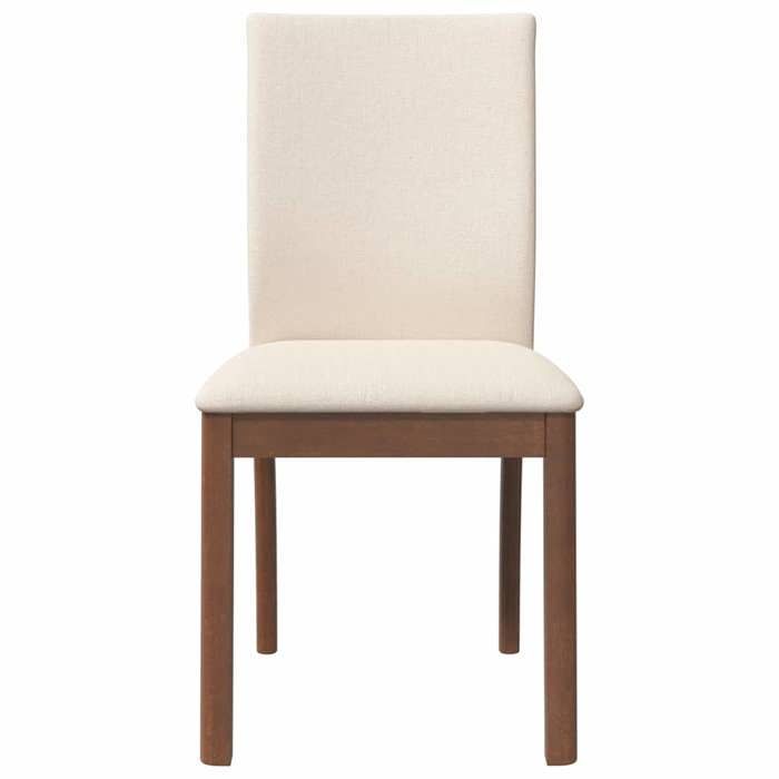 TOP 2026 Chaises à manger coussins 2 pcs - 2 PLACES - Meuble de cuisine - marron bois massif caoutchouc - 48.5x49x90 cm ccc1750