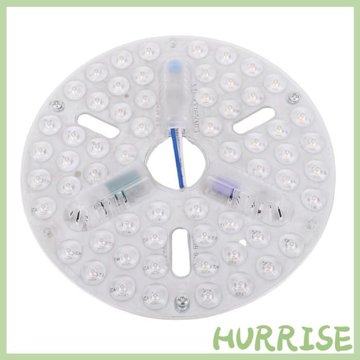 Ventilateur de plafond de 6.5 pouces lumière LED de remplacement PC 3 températures de couleur panneau LED à intensité - Garosa