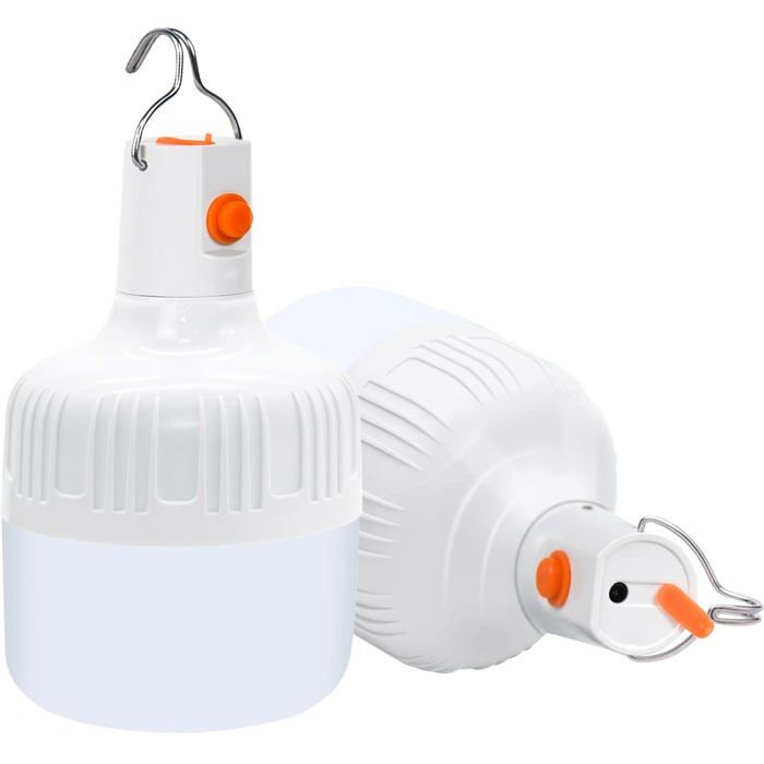 Lanternes de camping lot de 2 lanternes LED portables à intensité variable 800 lumens 2 modes déclairage étanches