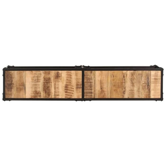Meuble TV - vidaXL - bois de manguier massif - style vintage - 150 x 30 x 41 cm 415cao37l