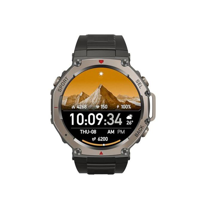 Montre connectée GPS - GENERIQUE - Sekoda - Double fréquence 6 satellites - Écran tactile haute rés. - Autonomie 15j/35h