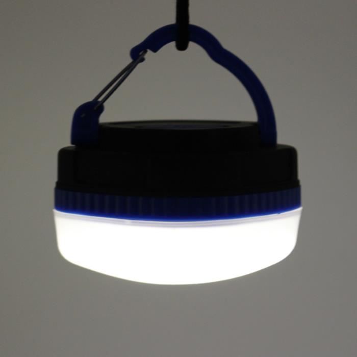 Lampe De Tente Portable Rechargeable De Lanterne De Camping De LED Solaire Avec Crochet De Suspension