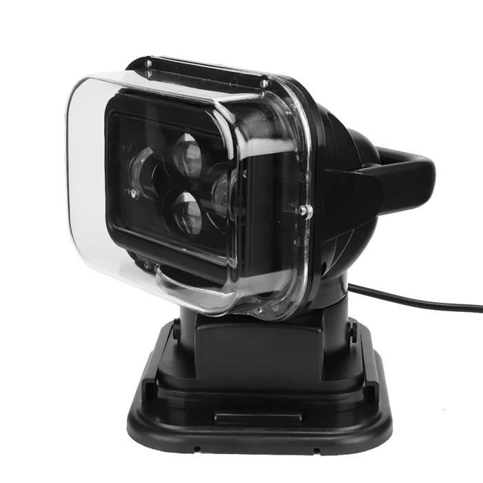Projecteur Marin 12V 100W Télécommandé - Lampe Étanche 360° Pour Bateau, Yacht Et Usage Extérieur
