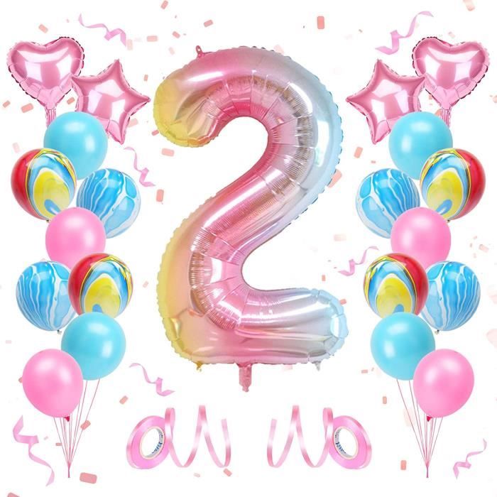 Ballon anniversaire 2 ans - Cdiscount